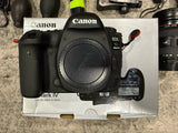 Canon EOS 5D Mark IV Camera lens and Battery Grip Lots Of Extras
