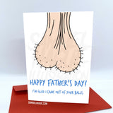 Balls - Father's Day Card
