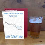 Sperm - Father's Day Card