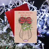 Jingle Bell Cock - Christmas Card