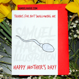 Sperm - Mother's Day Card