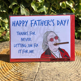 Jim'll Fix It - Father's Day Card